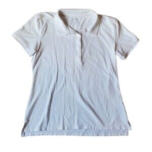 Old Navy Basic Bright White Polo Shirt